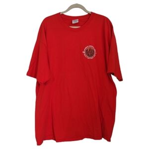 The Alaska Railroad Shirt Mens 2XL Orange Short Sleeve Crewneck